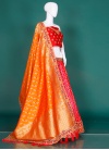 Intriguing Engagement Art Banarasi Silk Designer Lehenga Choli - 2
